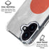Japanese Flag Distressed iPhone 17 Clear Case